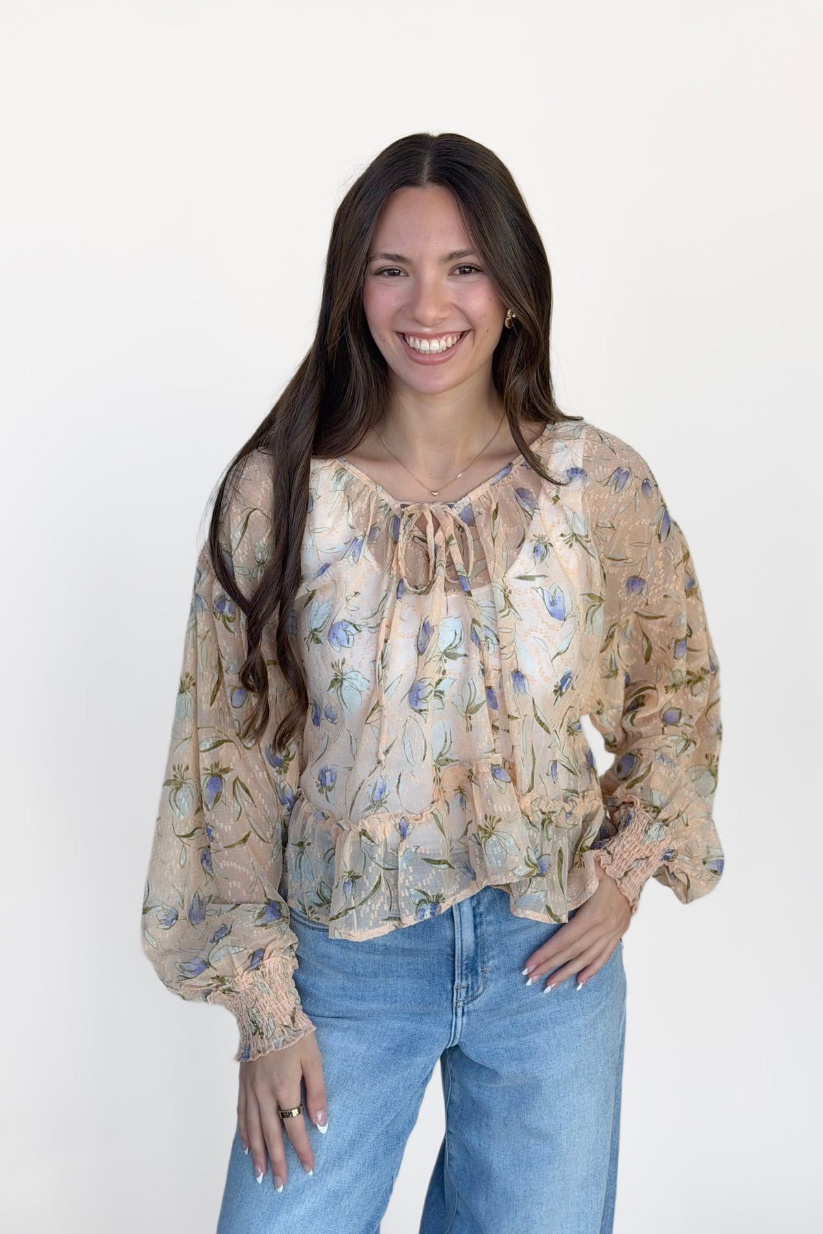 Peyton Floral Top