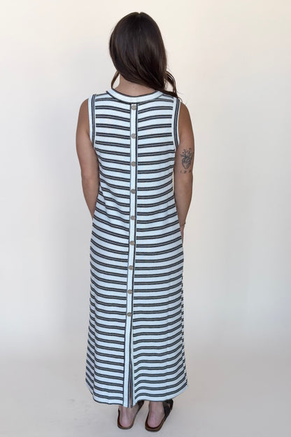 Brooke Stripe Midi Dress