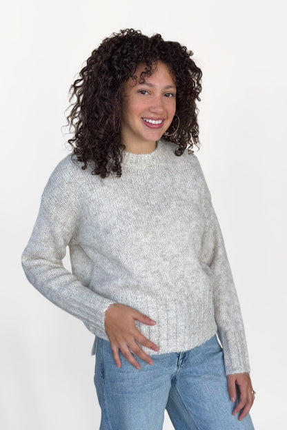 Crew Heathered Sweater