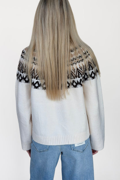 Fair Isle Crew Neck Sweater