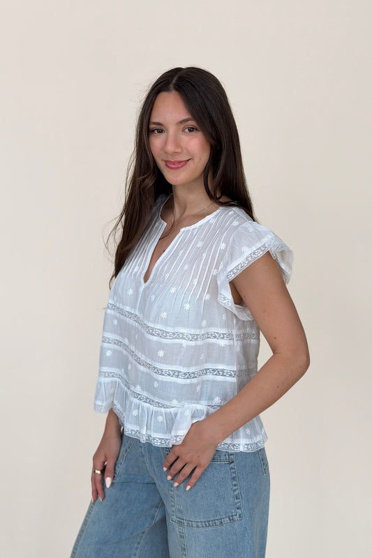 Sydney Ruffle Top