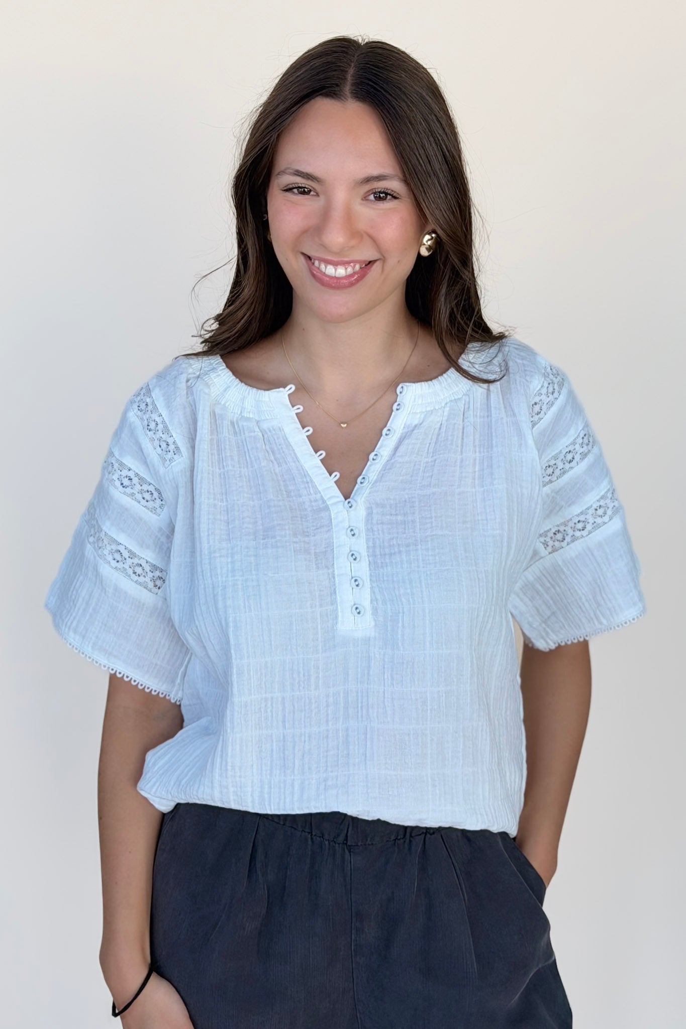 Georgia Gauze Top