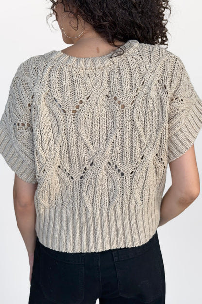 Heather Knit Top