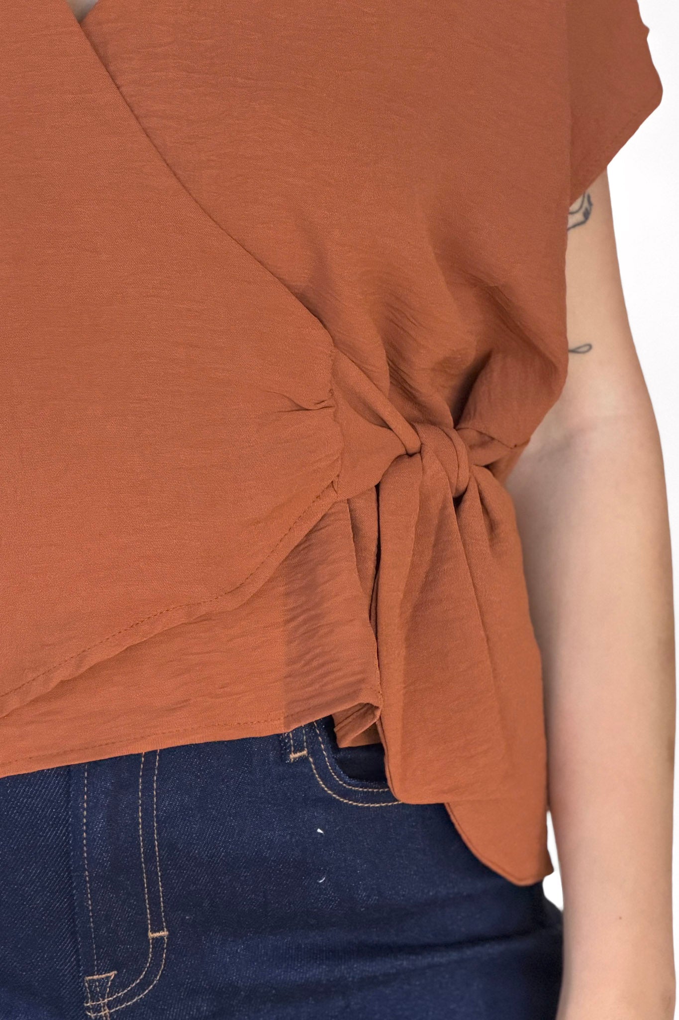 Andi Front Tie Blouse