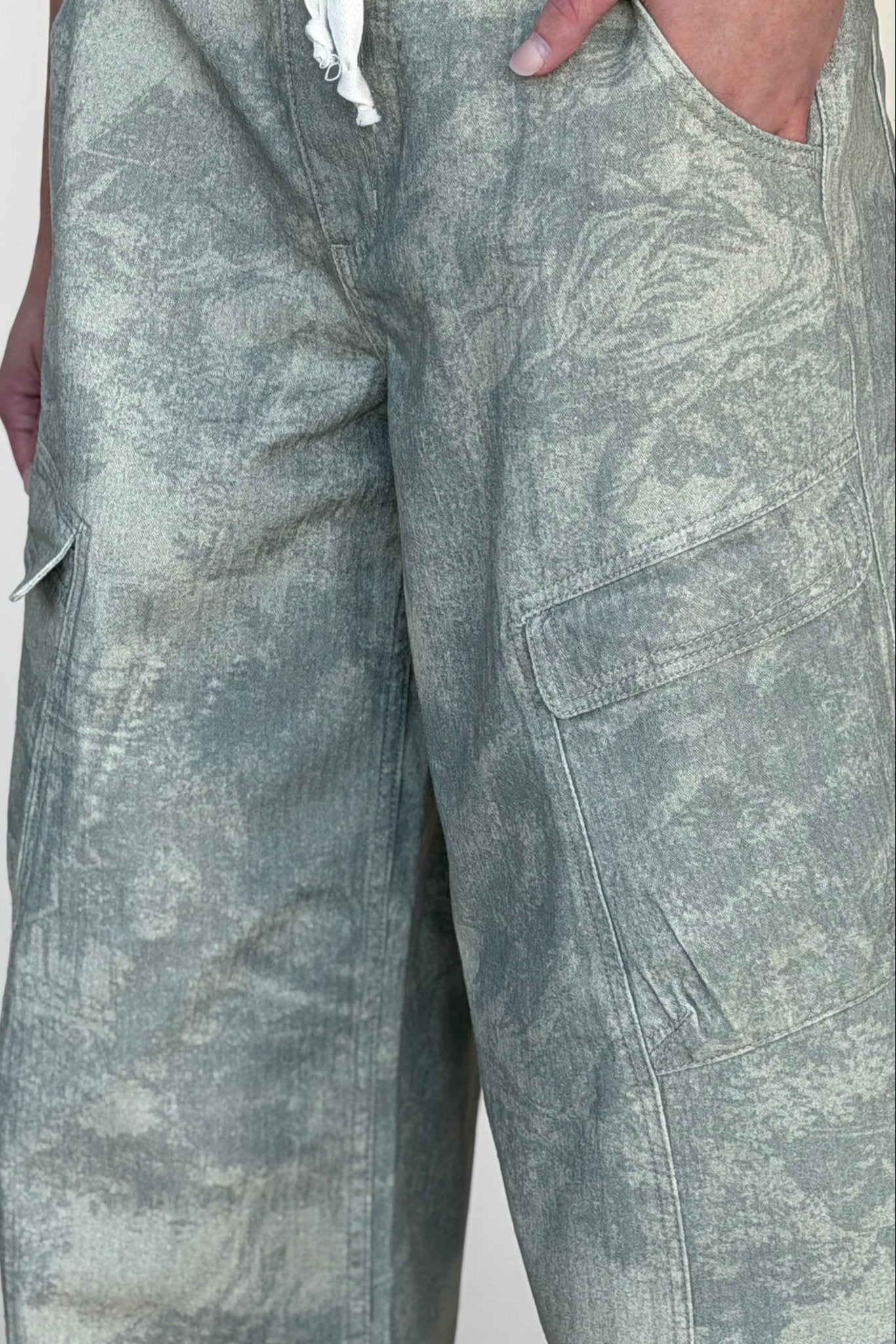 Bailey Print Cargo Pant