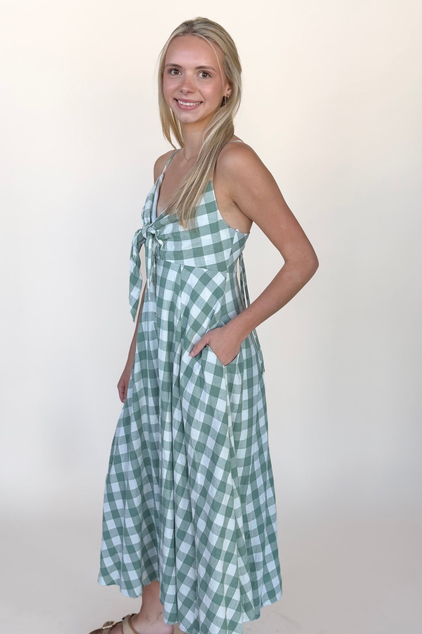 Sloane Gingham Dress