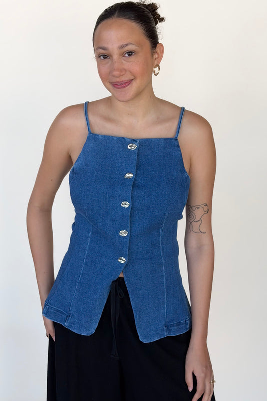 Allison Denim Button Down