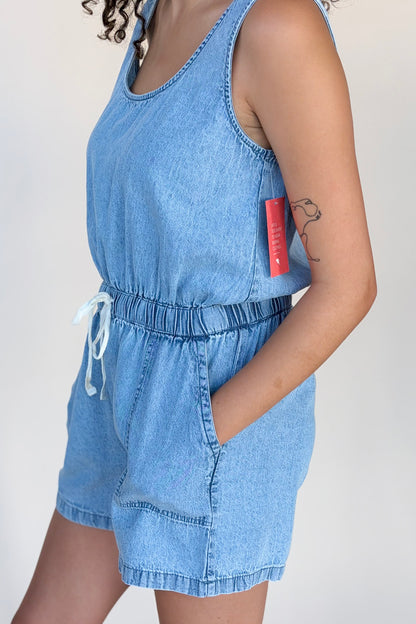 Hailey Denim Romper