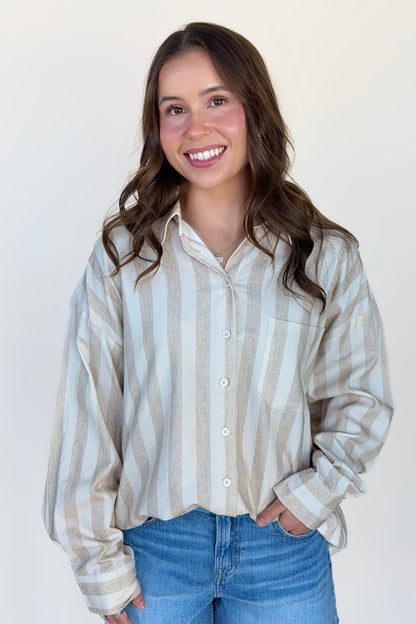 Lilly Striped Button Down Shirt