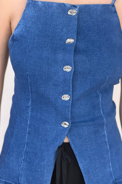 Allison Denim Button Down