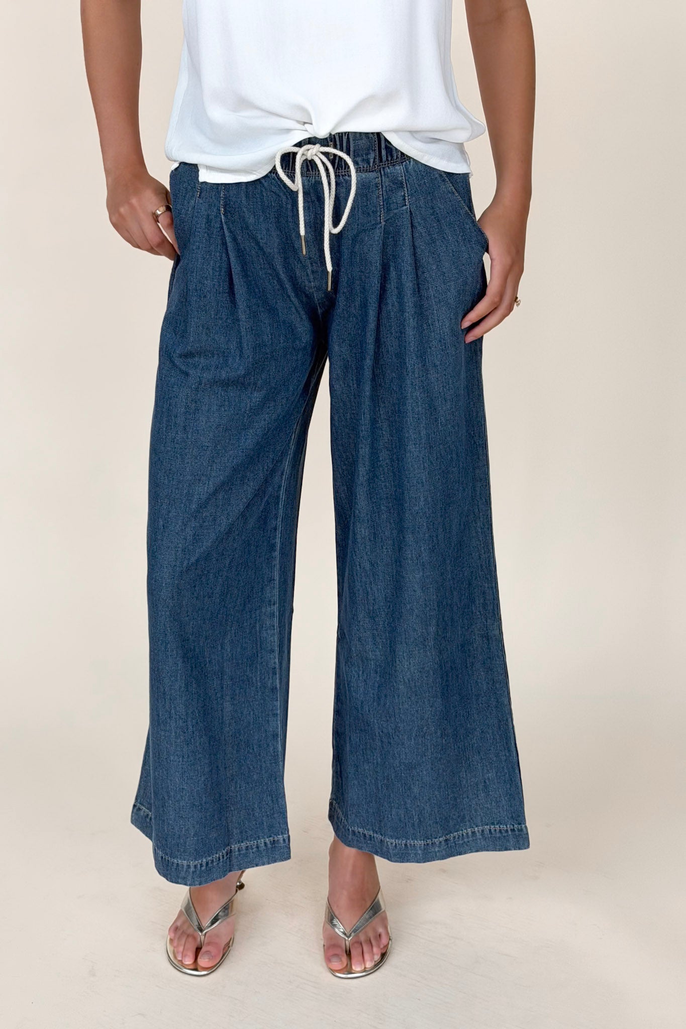 Veronica Elastic Waist Pant