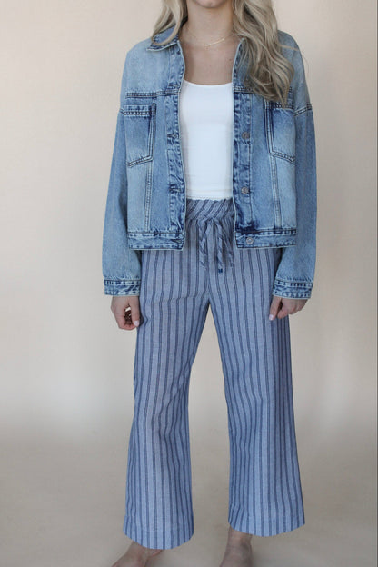 Striped Wide Leg Pant