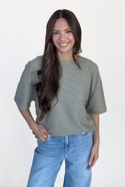 Jenny Textured Top