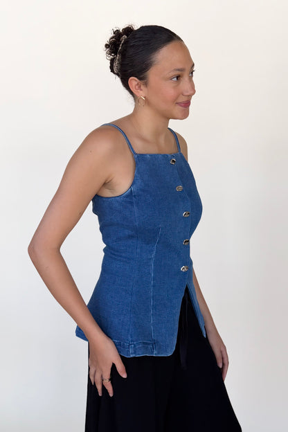 Allison Denim Button Down