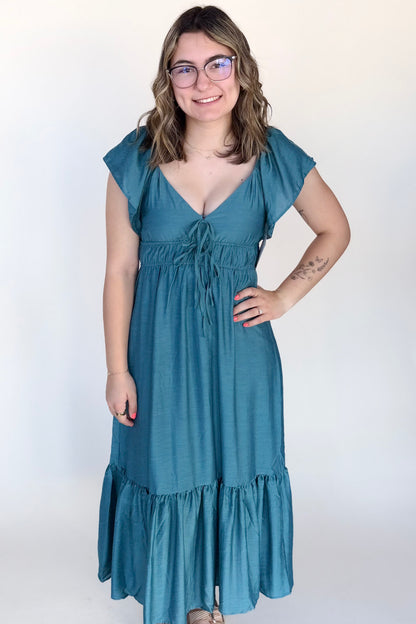 Kelsey Sweetheart Midi Dress