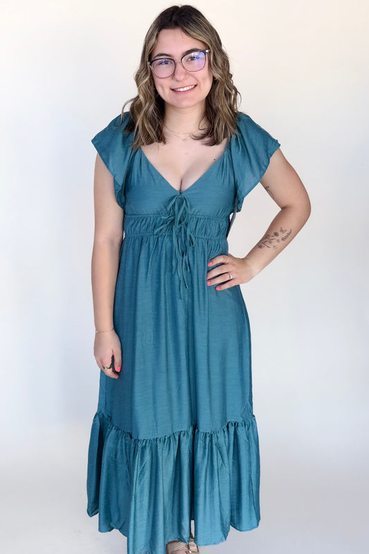 Kelsey Sweetheart Midi Dress