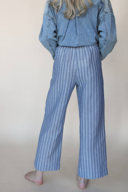 Striped Wide Leg Pant