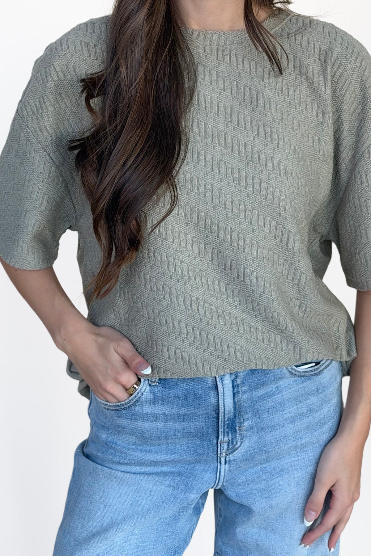 Jenny Textured Top