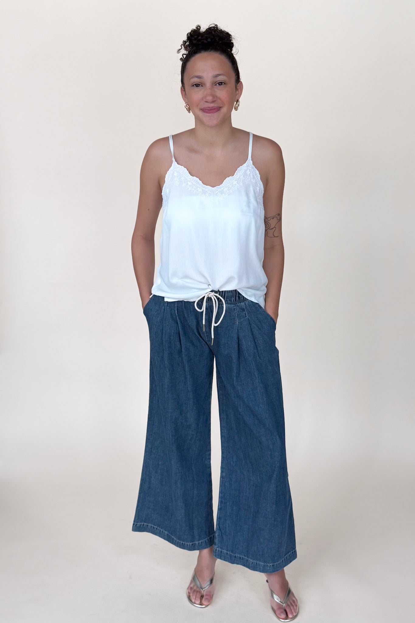 Veronica Elastic Waist Pant