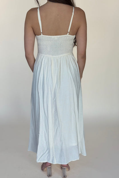Charli Smocked Midi Dress