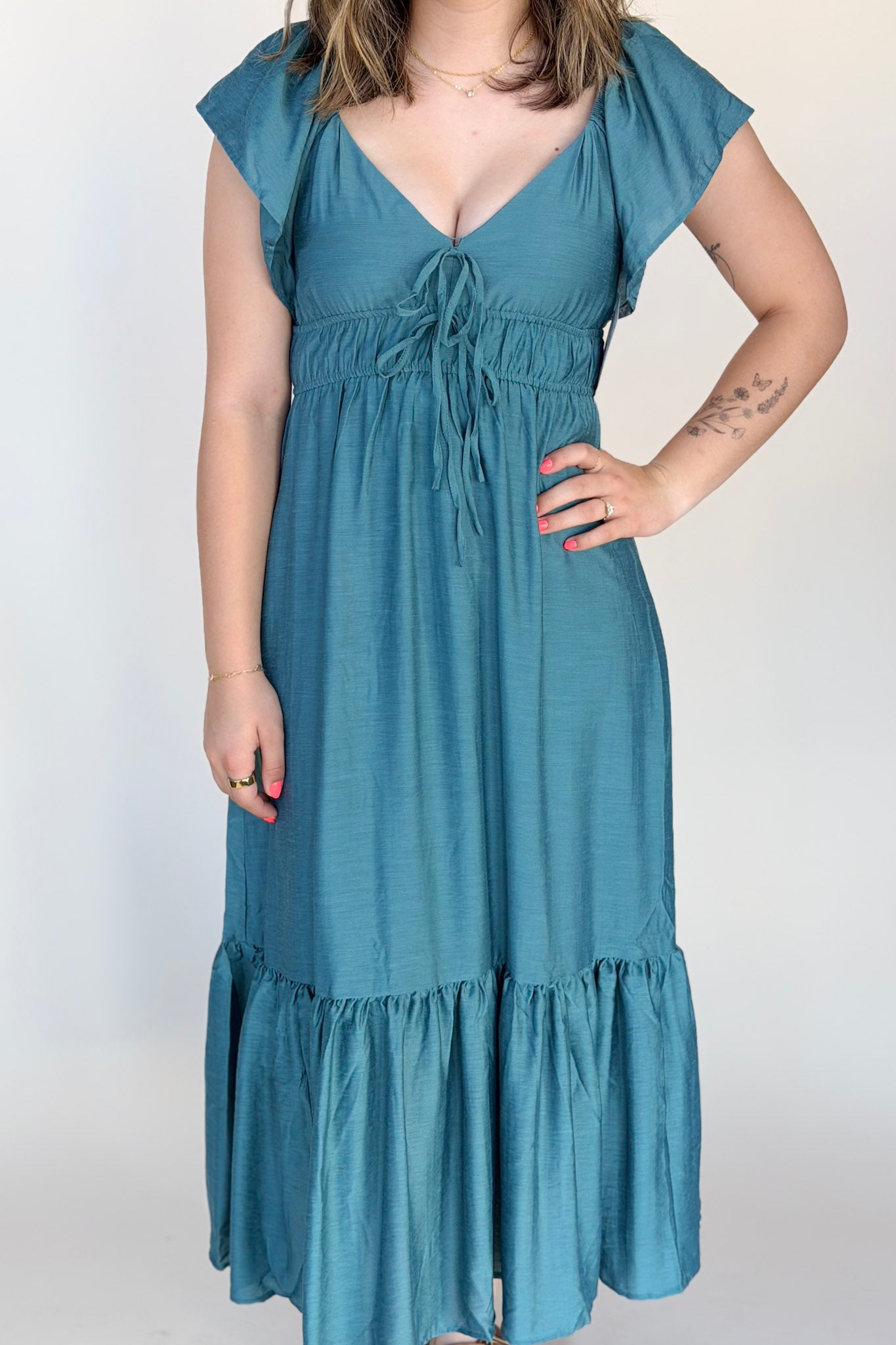 Kelsey Sweetheart Midi Dress