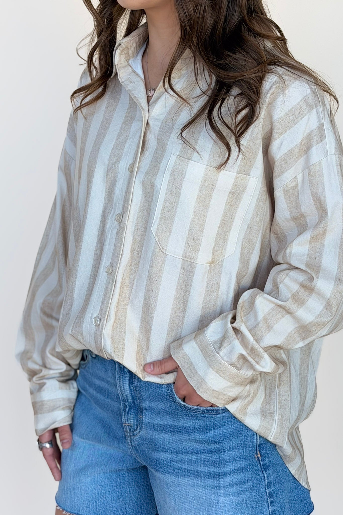 Lilly Striped Button Down Shirt