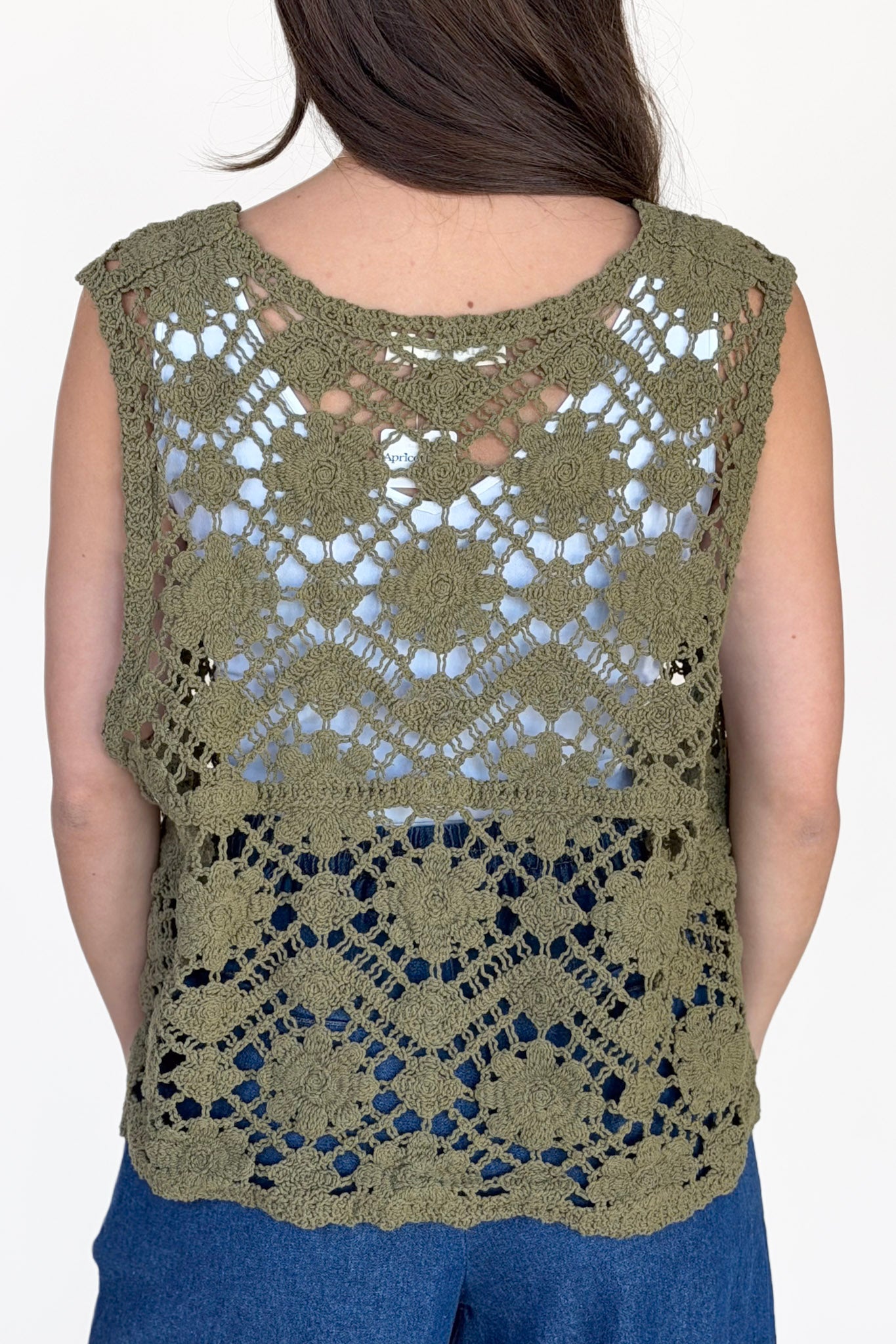 Boho Crochet Vest Top