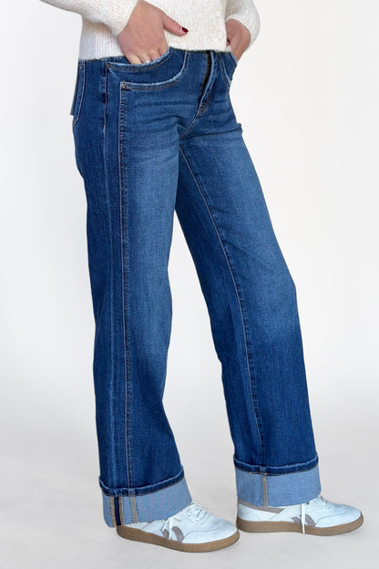 Aubrey Cuffed Denim