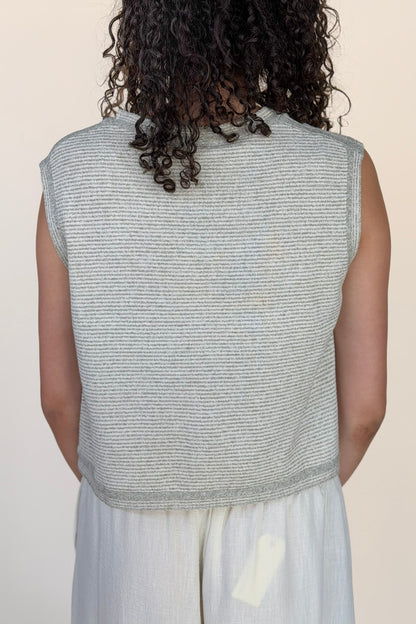 Lydia Pinstripe Sleeveless Knit