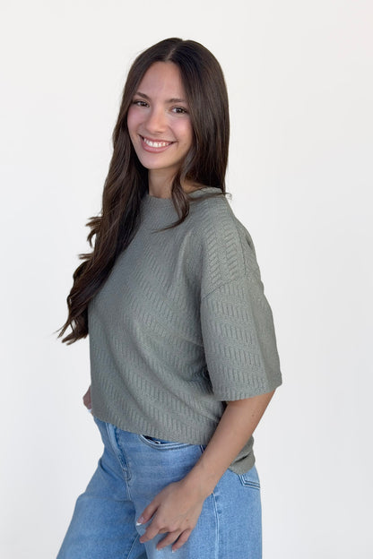 Jenny Textured Top