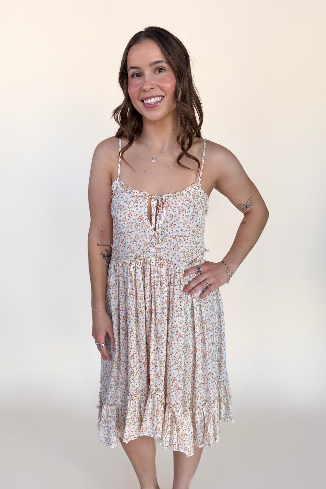 Dawn Floral Print Mini Dess