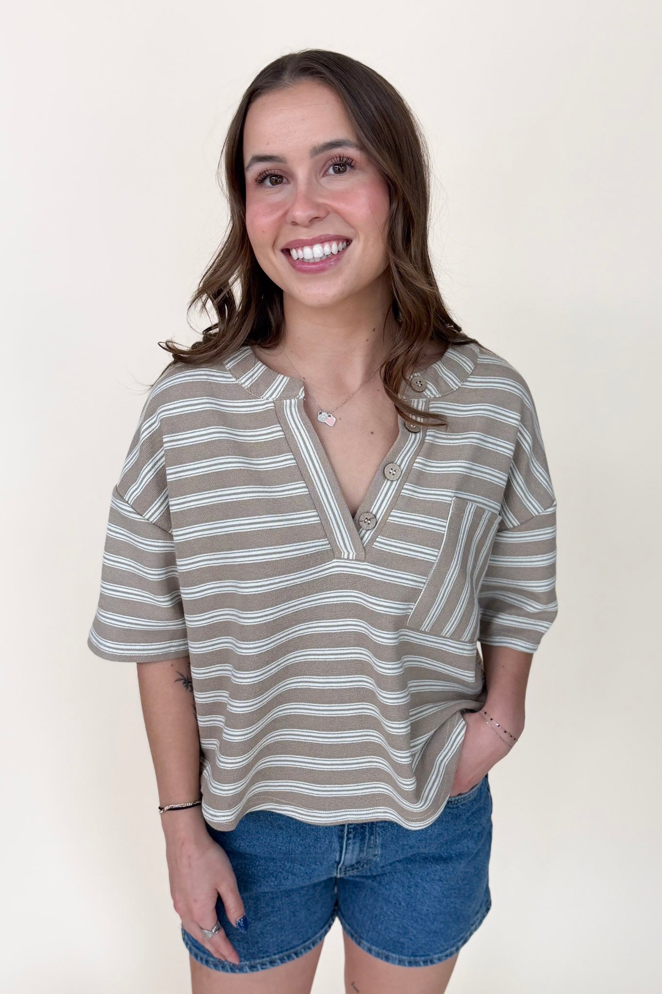 Lainey Boxy Knit Top