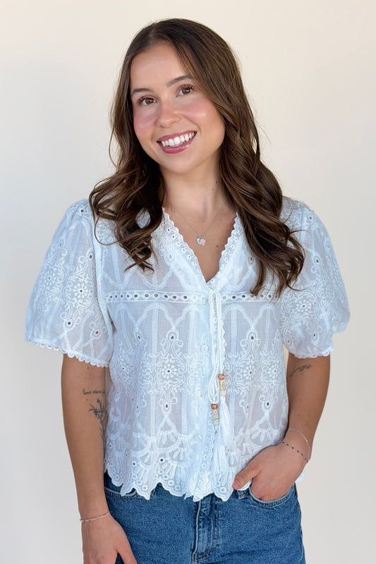 Kenzie Embroidered Blouse