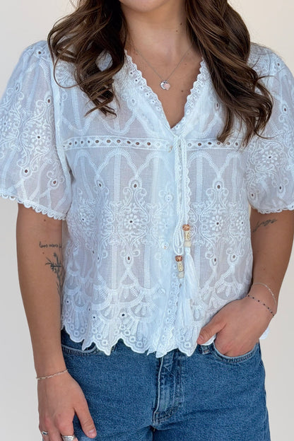 Kenzie Embroidered Blouse