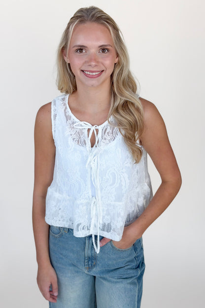 Fiona Floral Lace Bouse