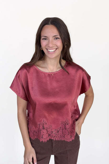 Ruby Lace Blouse