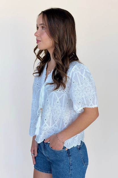 Kenzie Embroidered Blouse