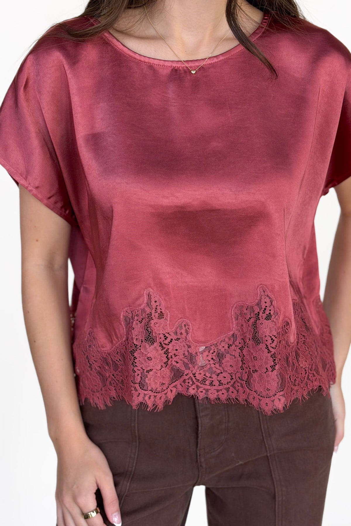 Ruby Lace Blouse
