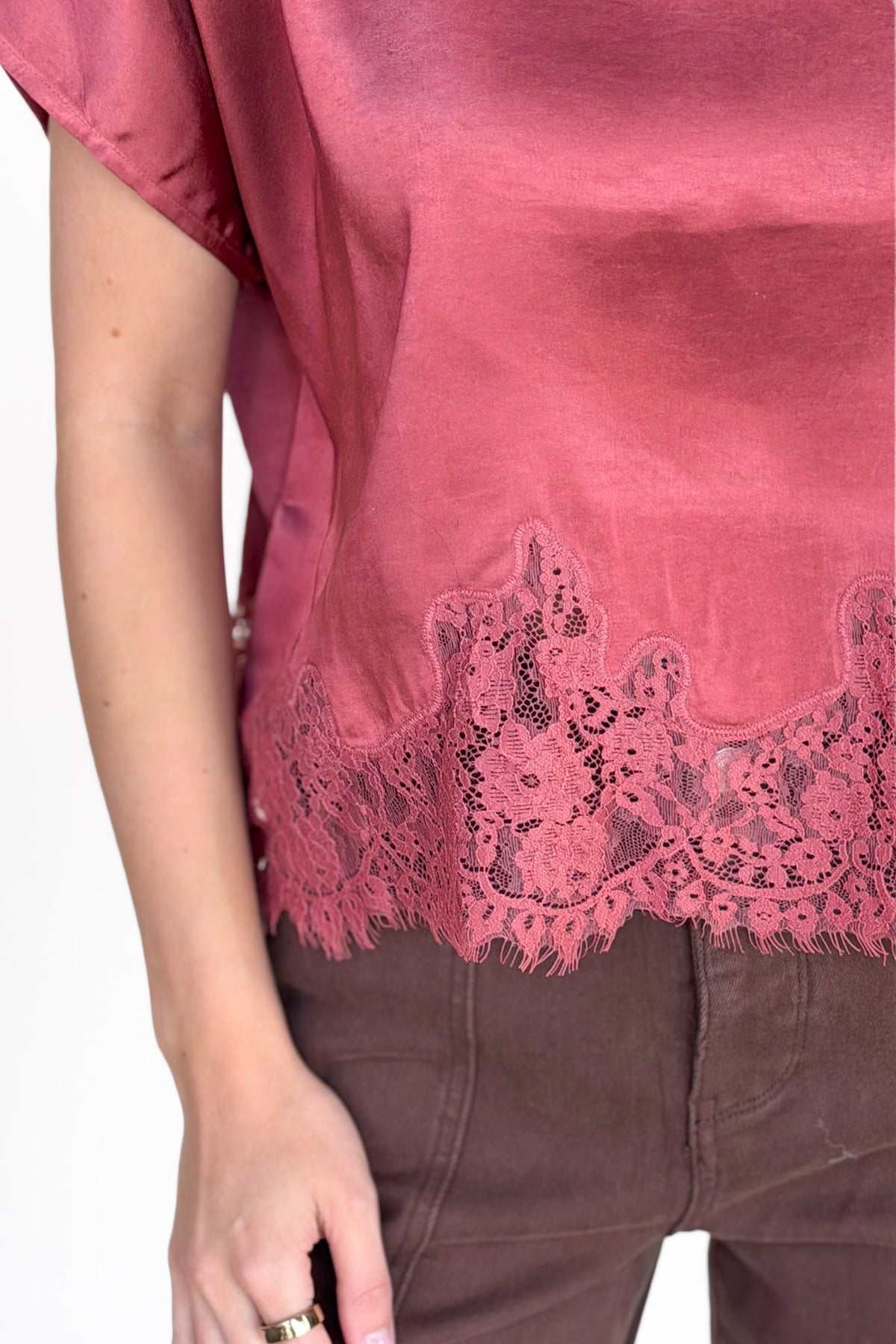 Ruby Lace Blouse