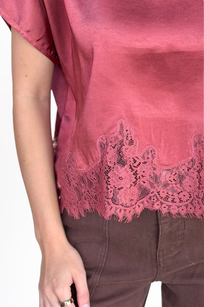 Ruby Lace Blouse