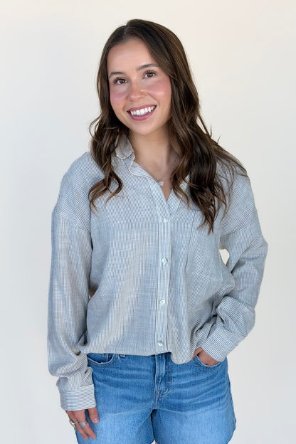 Morgan Button Down Top