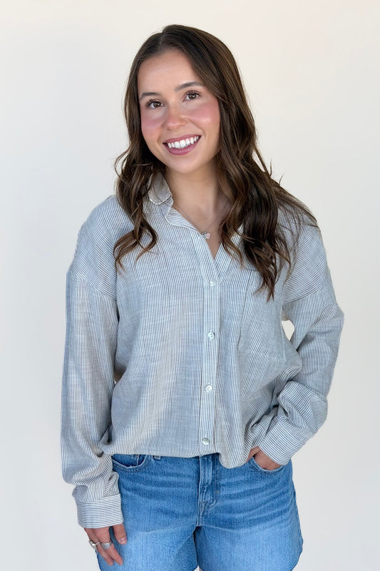 Morgan Button Down Top