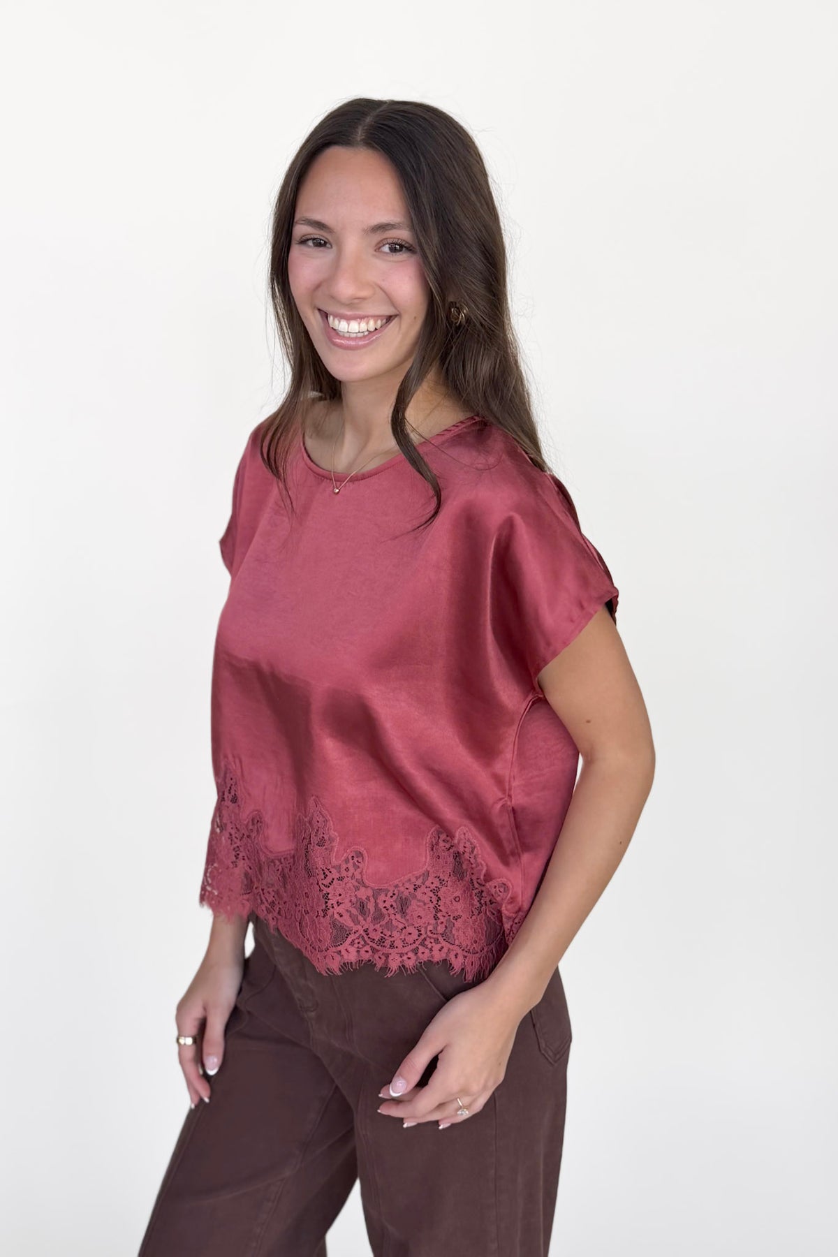 Ruby Lace Blouse