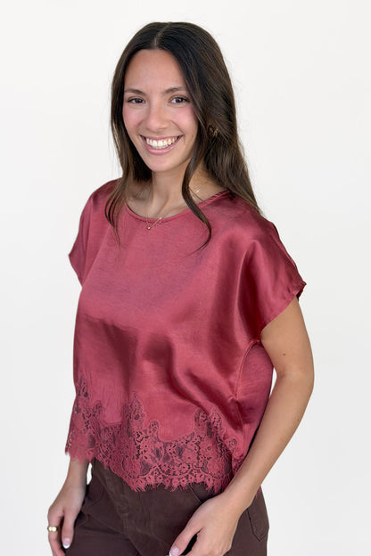 Ruby Lace Blouse