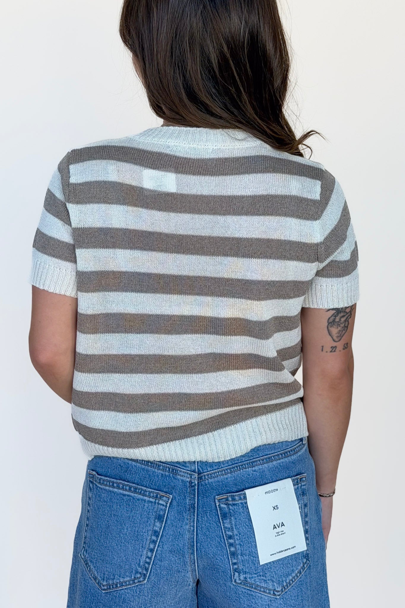 Brianna Stripe Knit Top