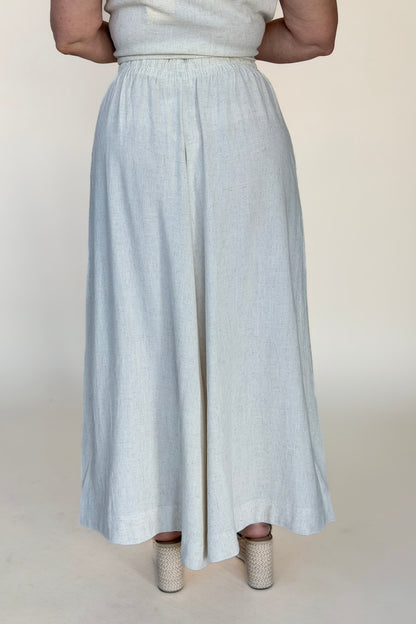 Mya Linen Wide Leg Pant