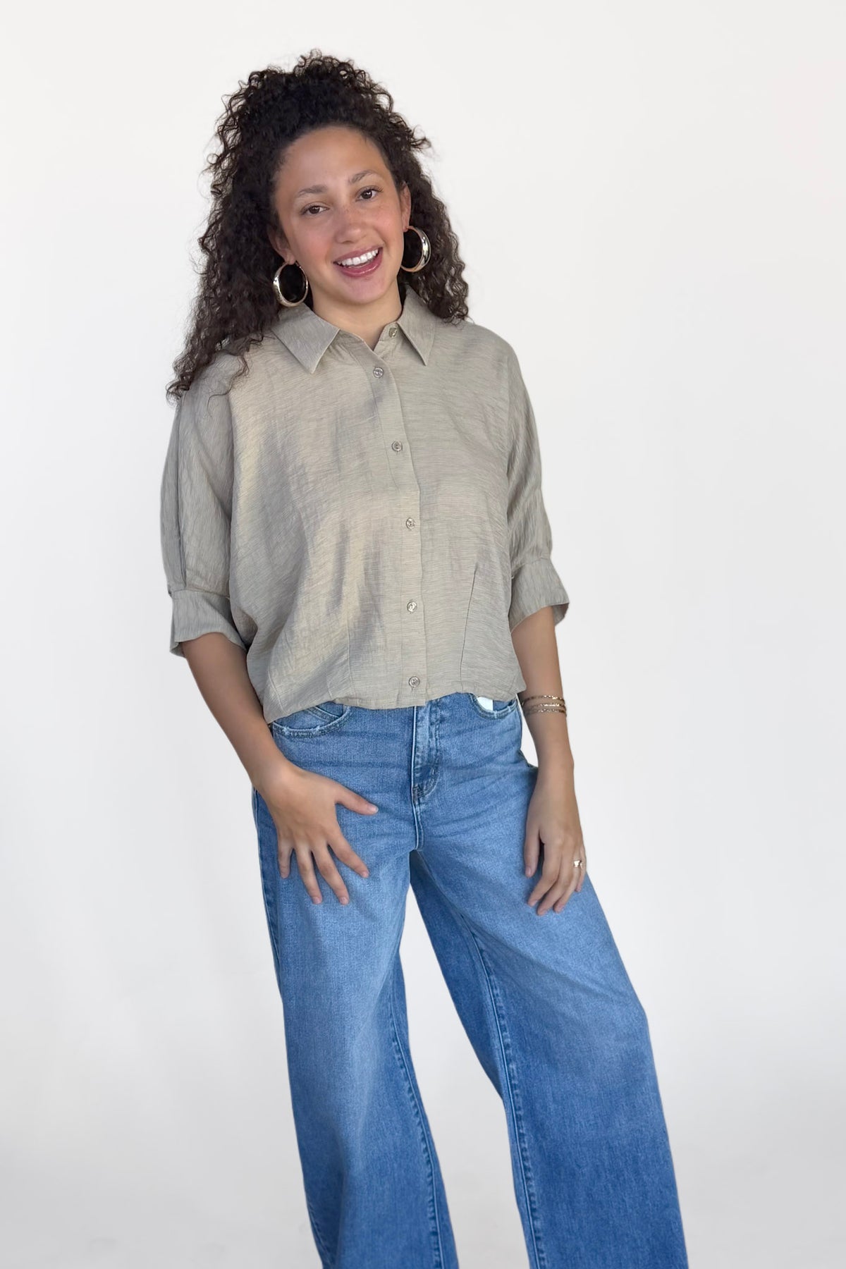 Ella Satin Blouse
