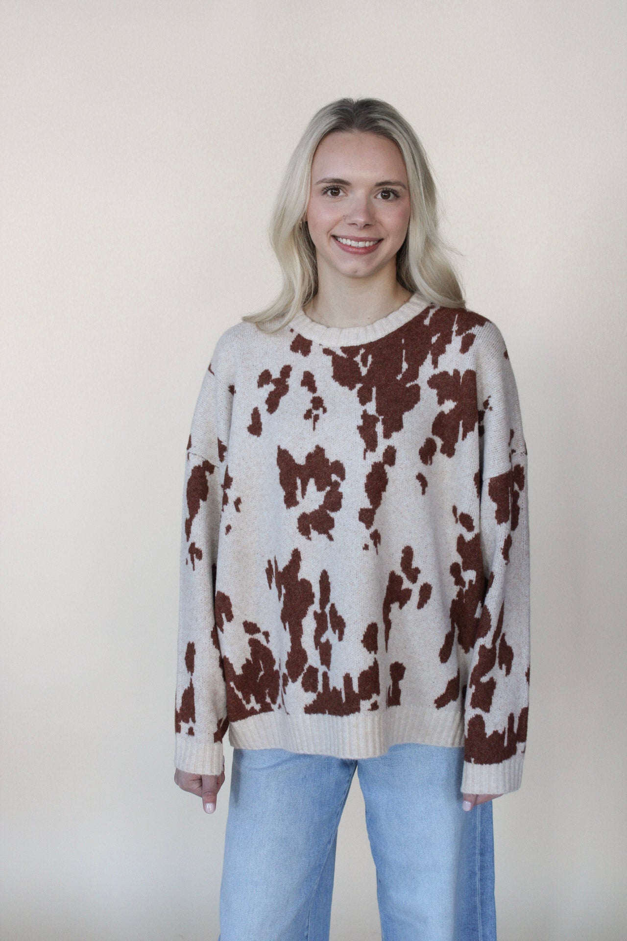 Ainsley Animal Print Sweater