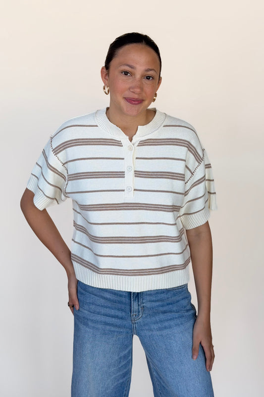 Hailey Stripe Top