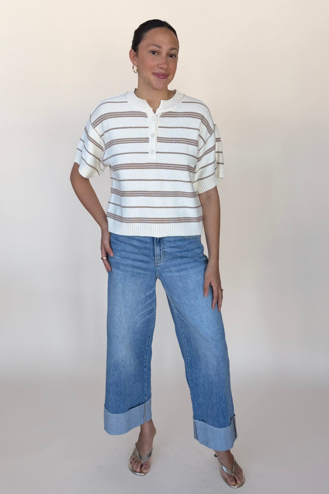 Hailey Stripe Top
